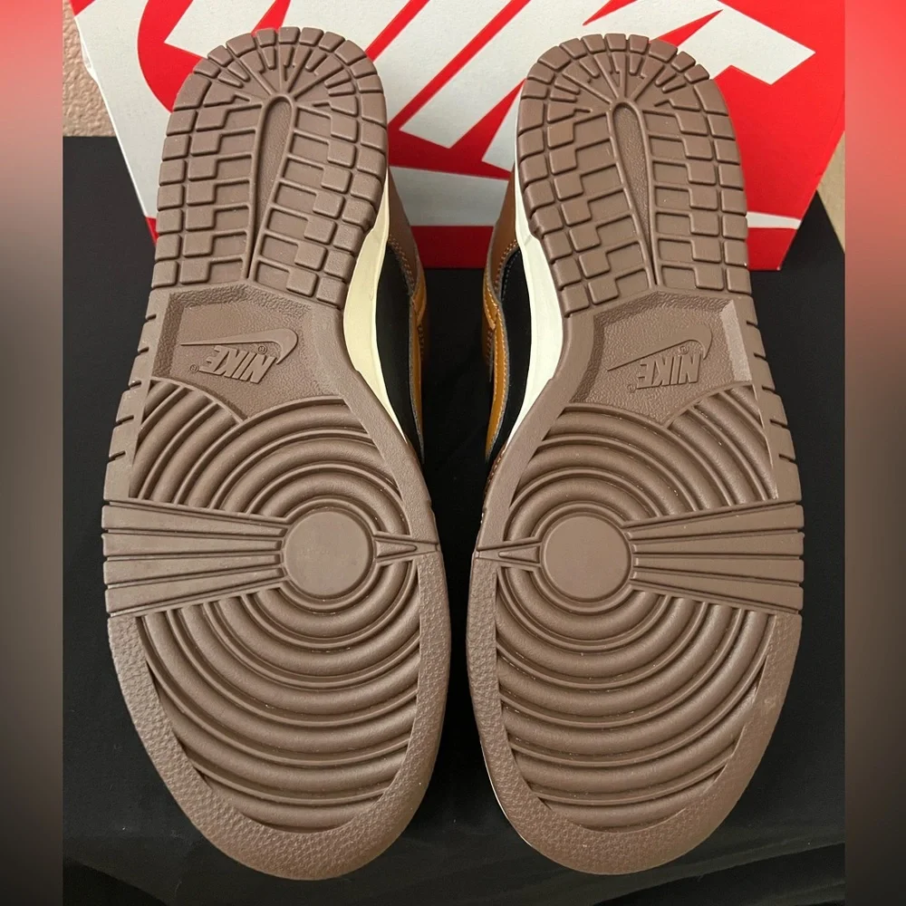 Nike Dunk Low Retro Men’s Sneakers British Tan/Cacao Wow HF5441-004 Size 11 BNIB - Picture 8 of 13